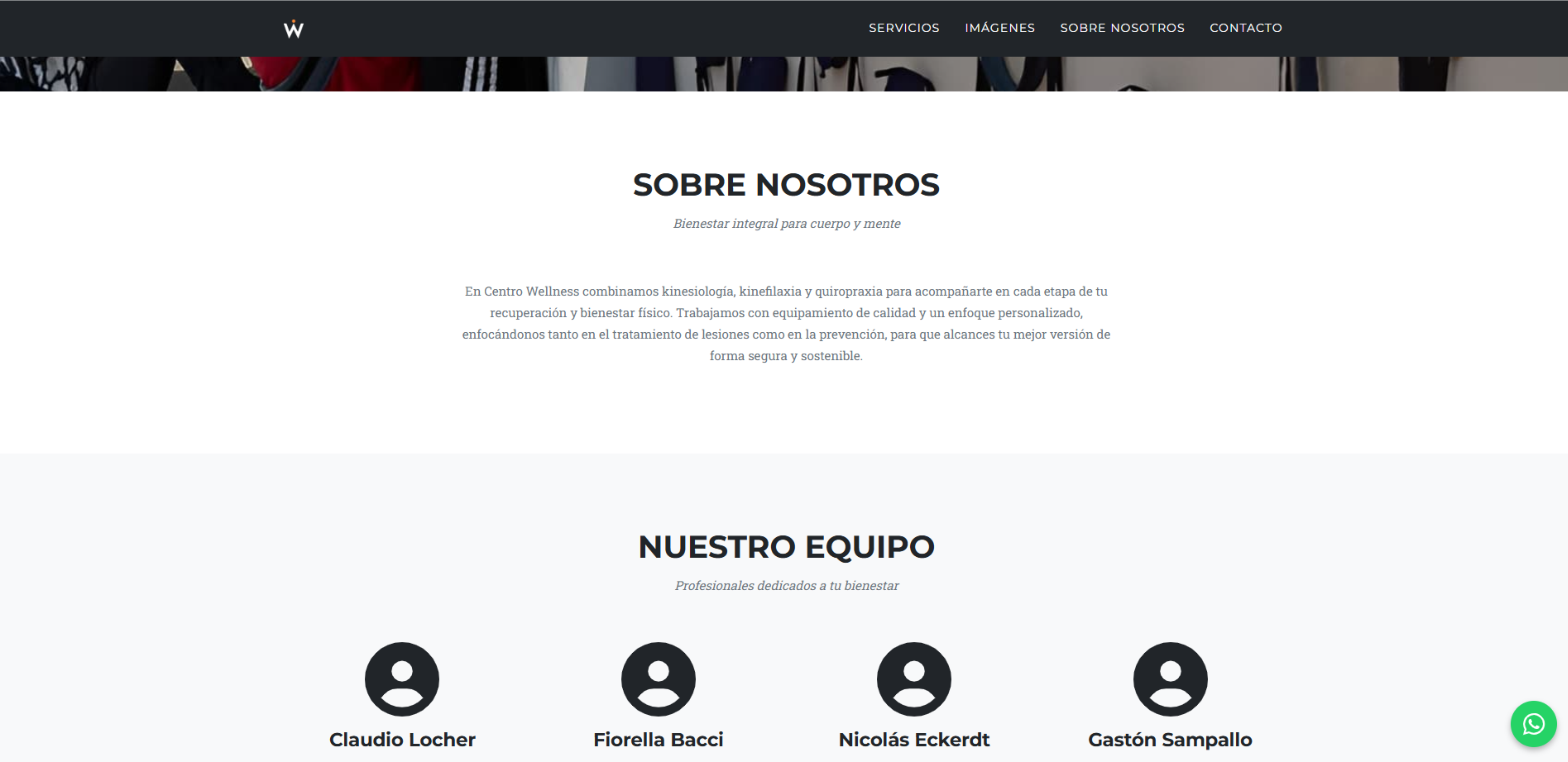 Centro Wellness - Nuestro equipo